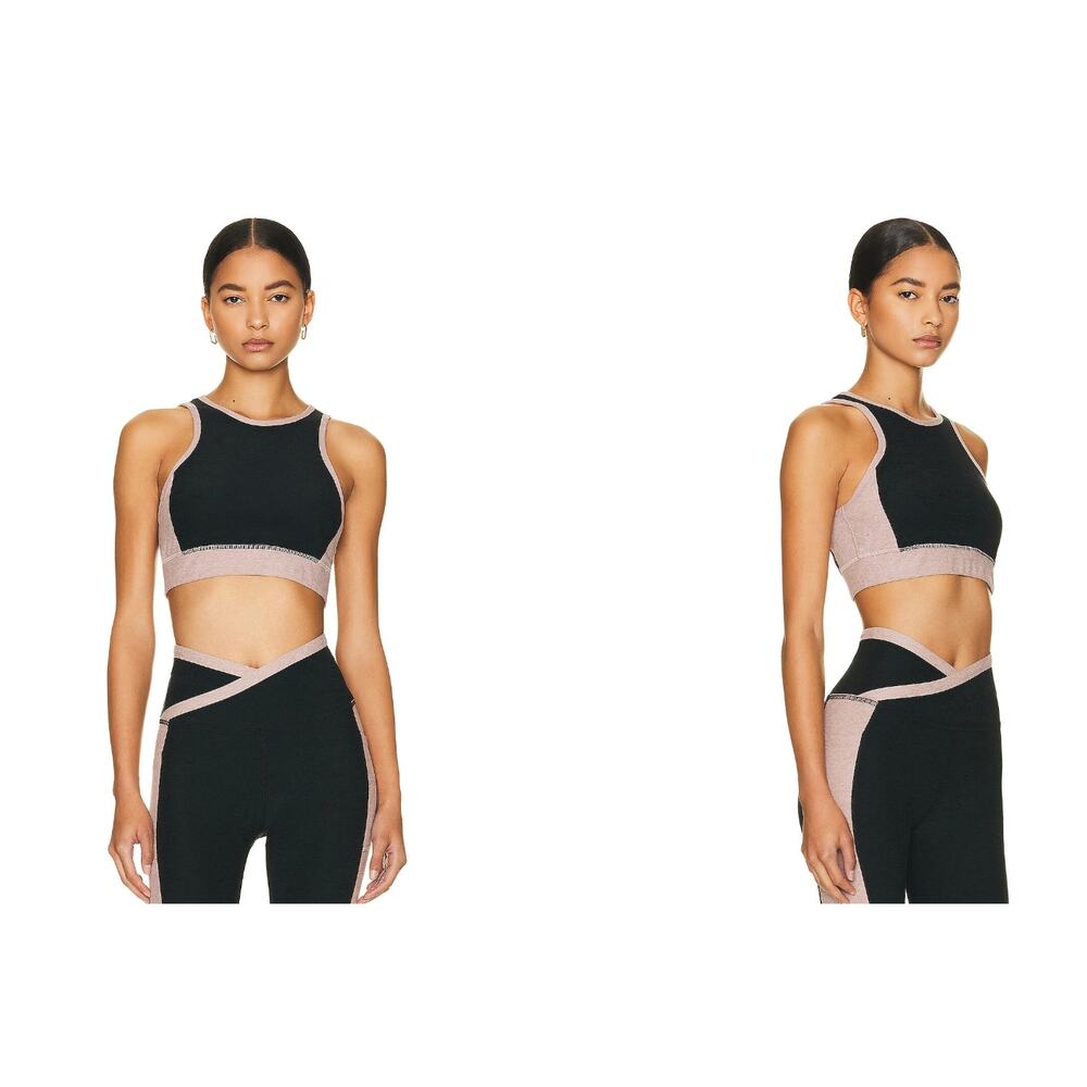 BEYOND YOGA spacedye on block sports bra size S